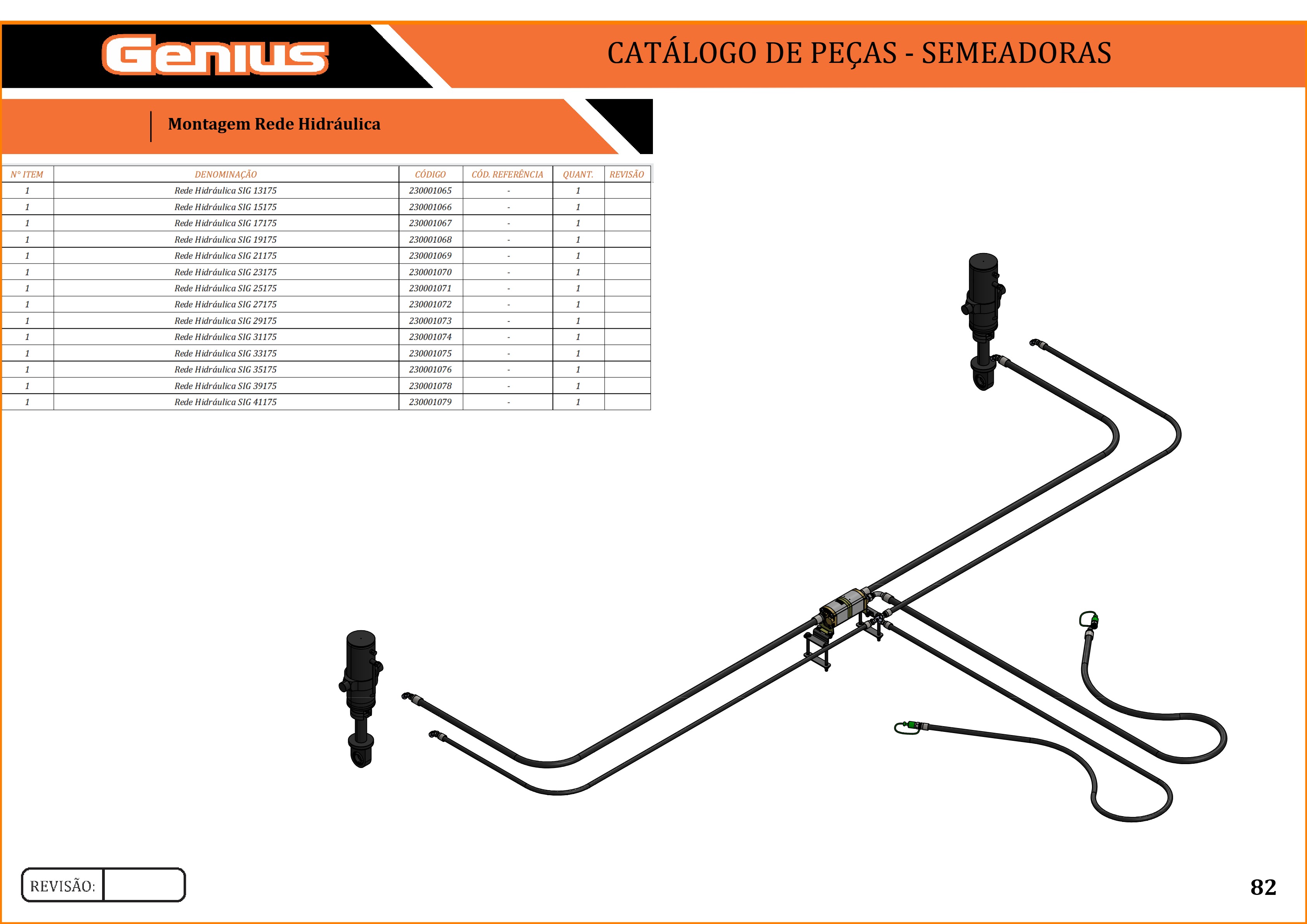  Rede Hidráulica SIG 23175
