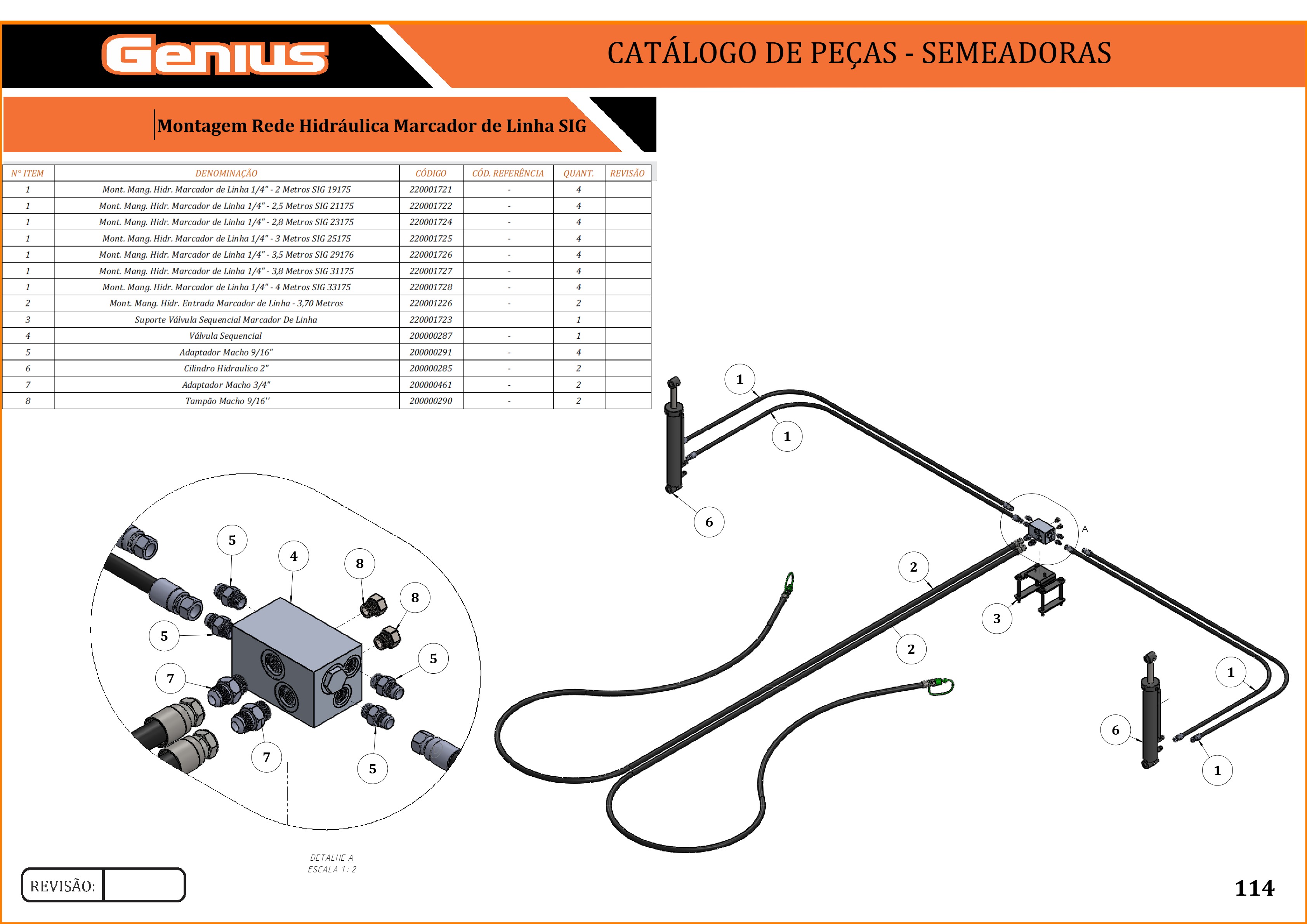 Suporte Válvula Sequencial Marcador De Linha