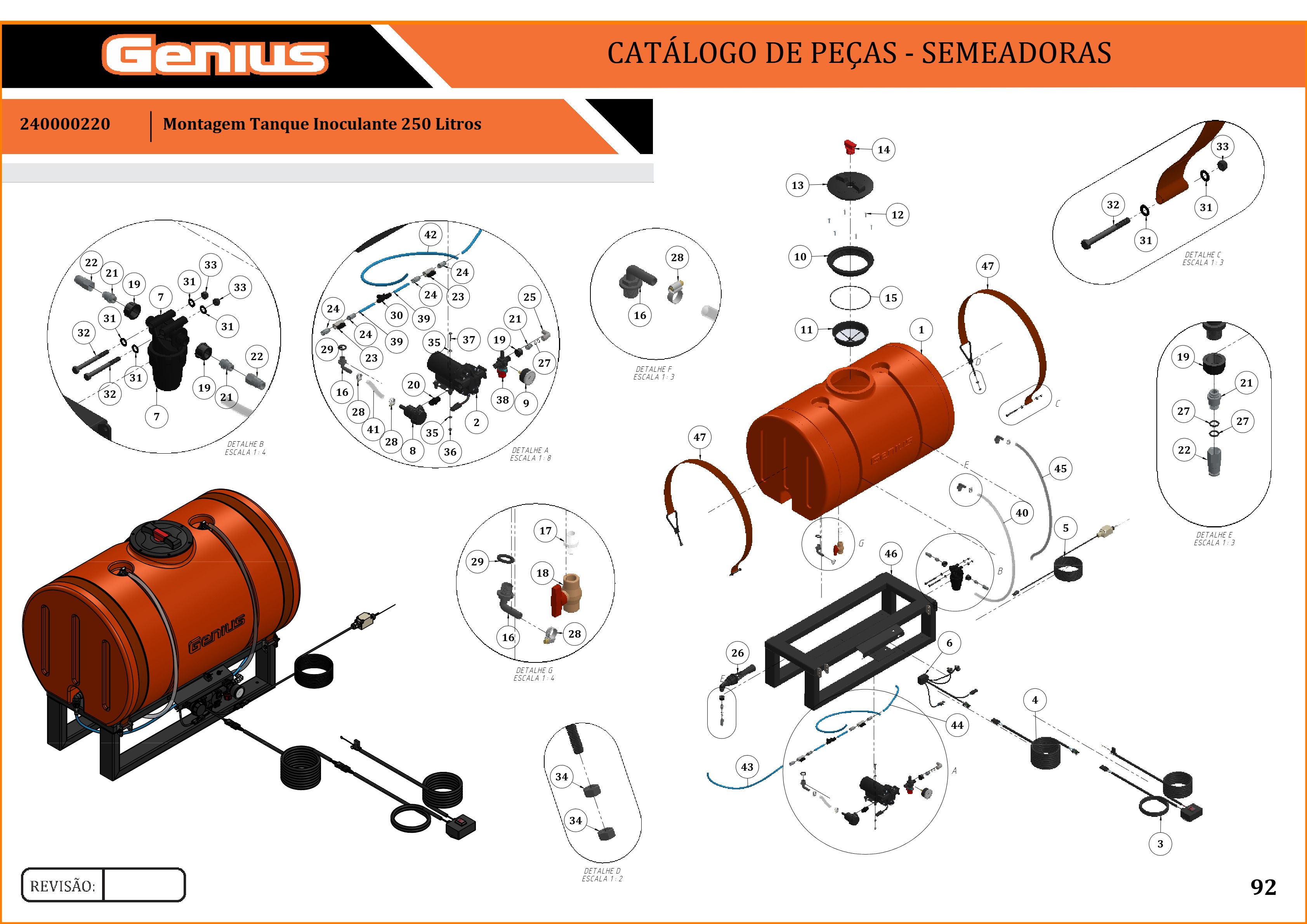 Montagem Tanque Inoculante 250 Litros