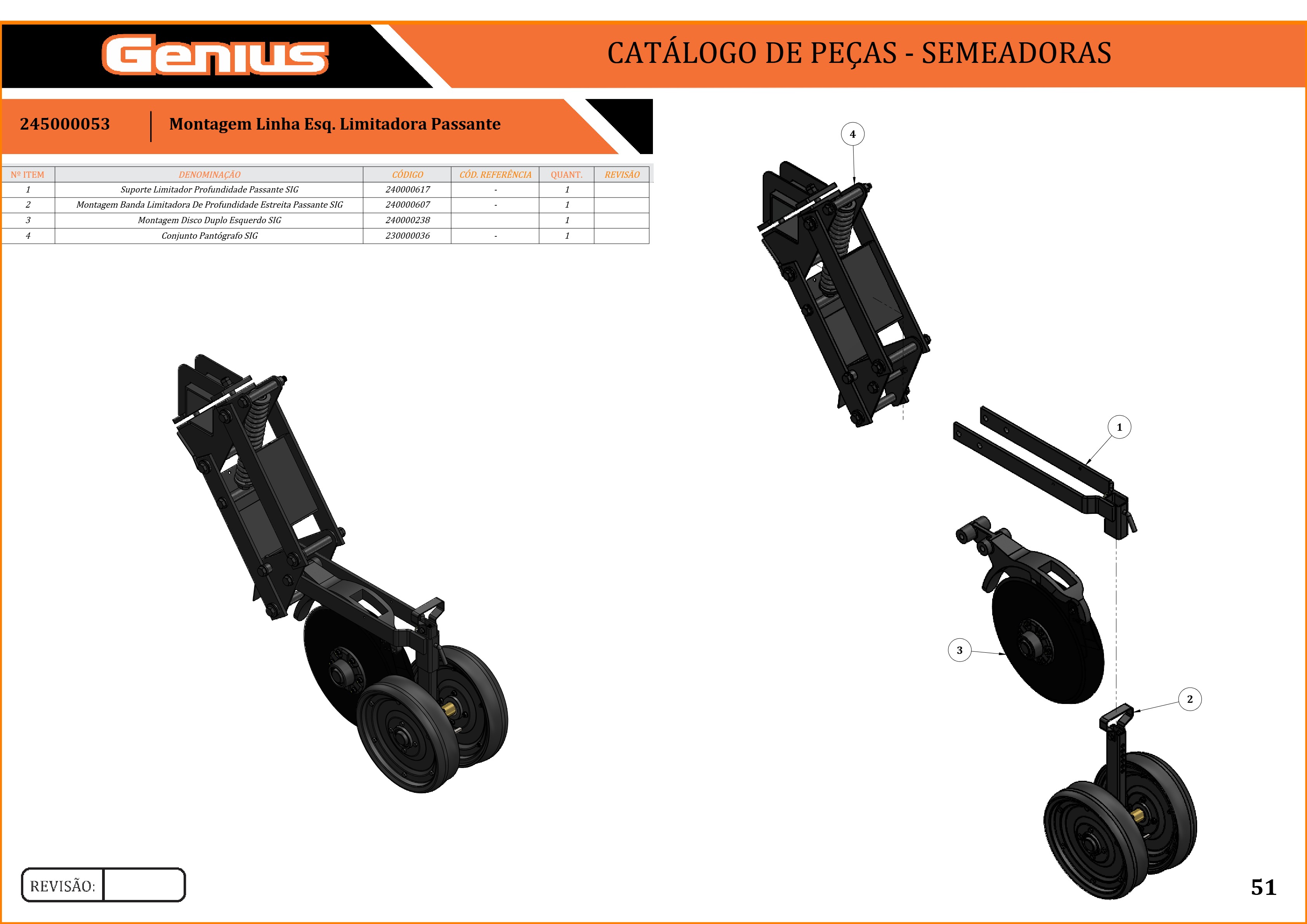 Montagem Linha Esq. Limitadora Passante